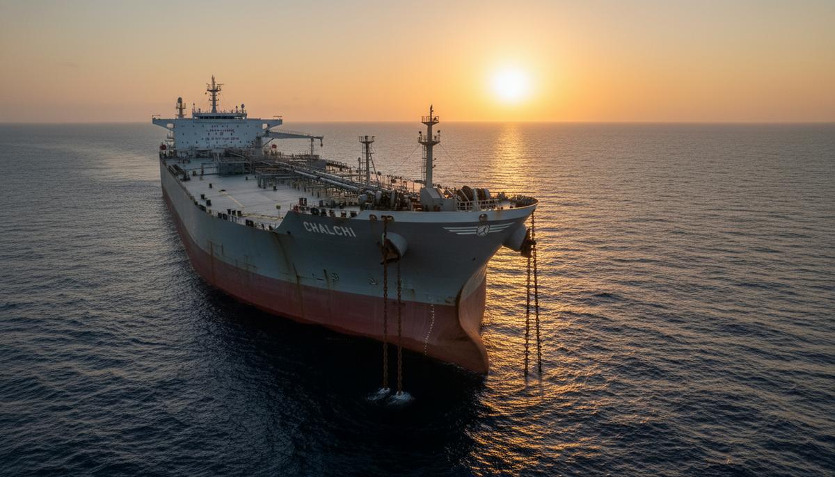 Плавучее нефтехранилище FSO Chalchi, пришвартованное в глубоких водах Мексиканского залива на месторождении Трион.