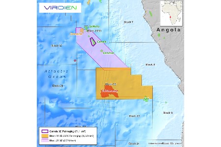 Viridien подготовит данные по блоку 22 в Анголе к лицензионному раунду