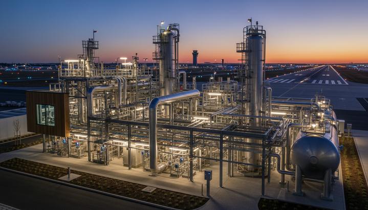 Британский OXCCU привлек £20,75 млн на производство авиатоплива из CO2