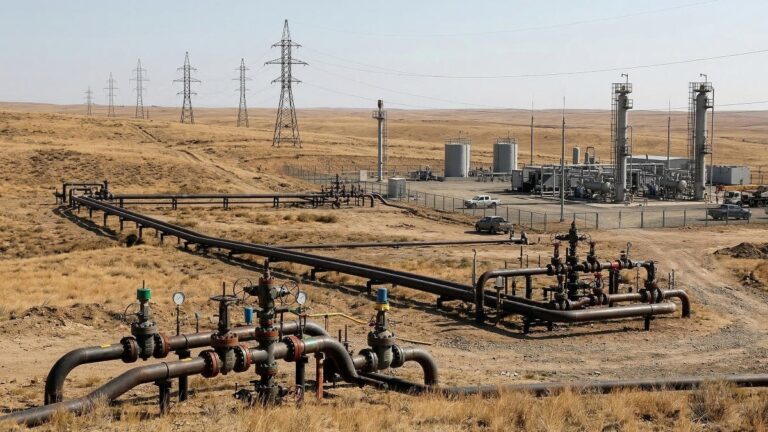 На западе Казахстана обустраивают новое газоконденсатное месторождение