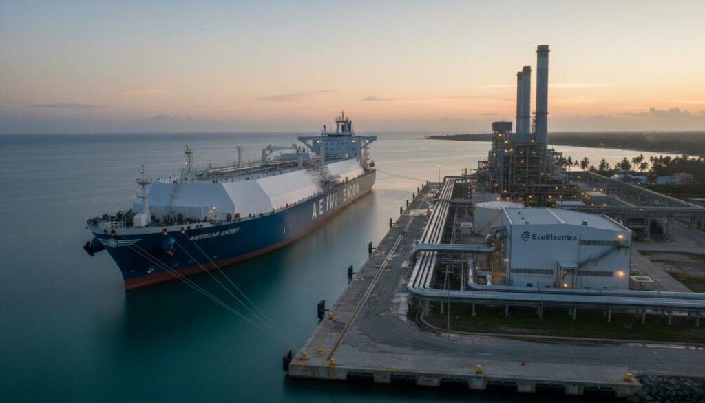 Танкер American Energy год обеспечивает Пуэрто-Рико американским СПГ