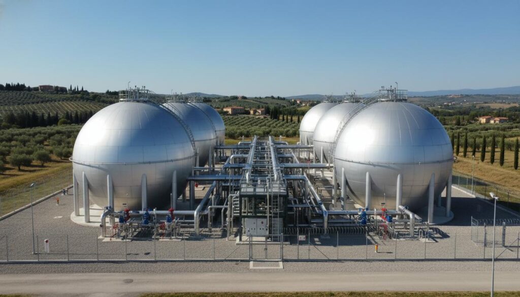 Италия обеспечила заполнение газовых хранилищ на 90% к зиме