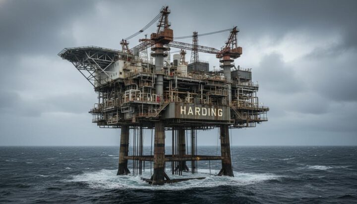 Платформа Harding в Северном море отмечает 30-летие добычи нефти
