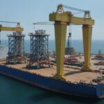 Huisman поставит сверхмощные краны для китайской верфи Dalian Shipbuilding